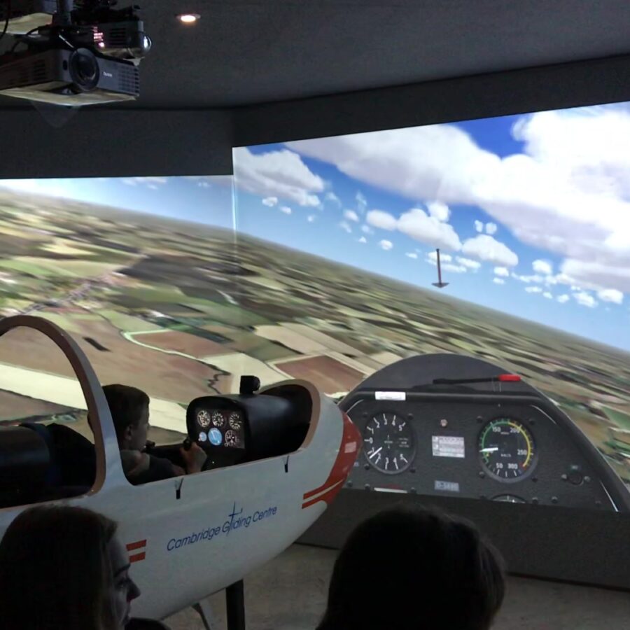 Simulator introduction to gliding